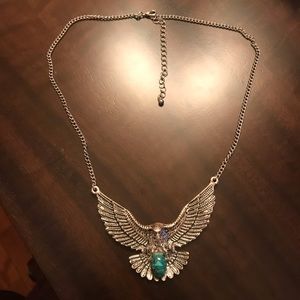 Free People Eagle/Hawk Necklace